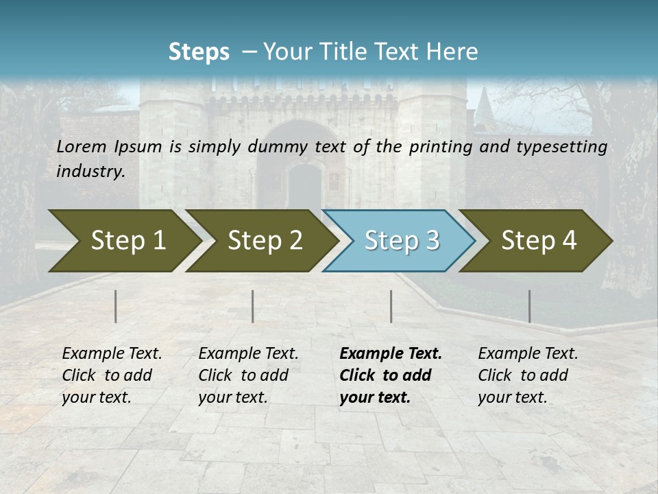 Art Old Ottoman PowerPoint Template