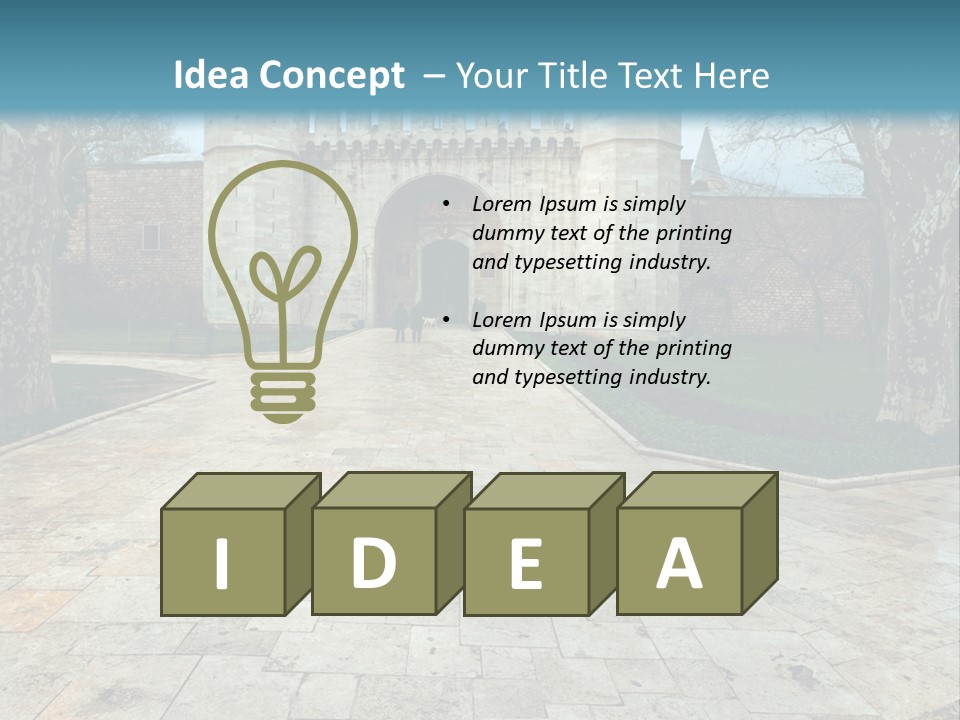 Art Old Ottoman PowerPoint Template