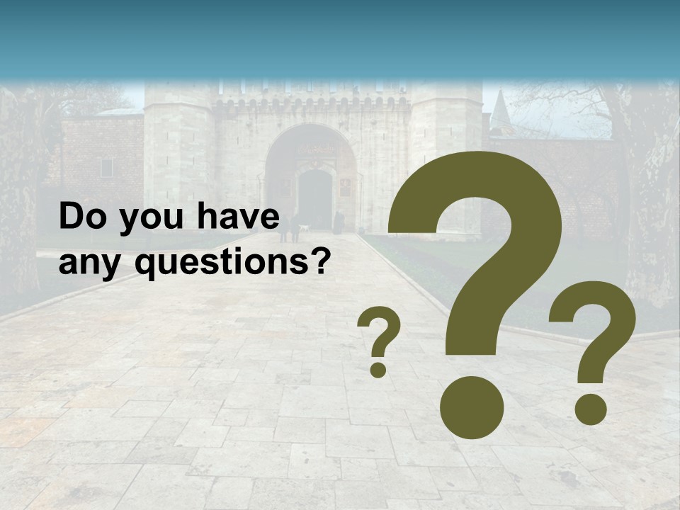 Art Old Ottoman PowerPoint Template