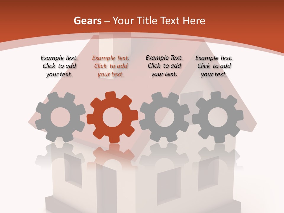 Estate Door Drawing PowerPoint Template