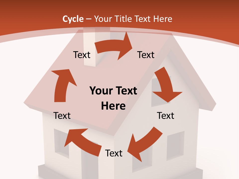 Estate Door Drawing PowerPoint Template