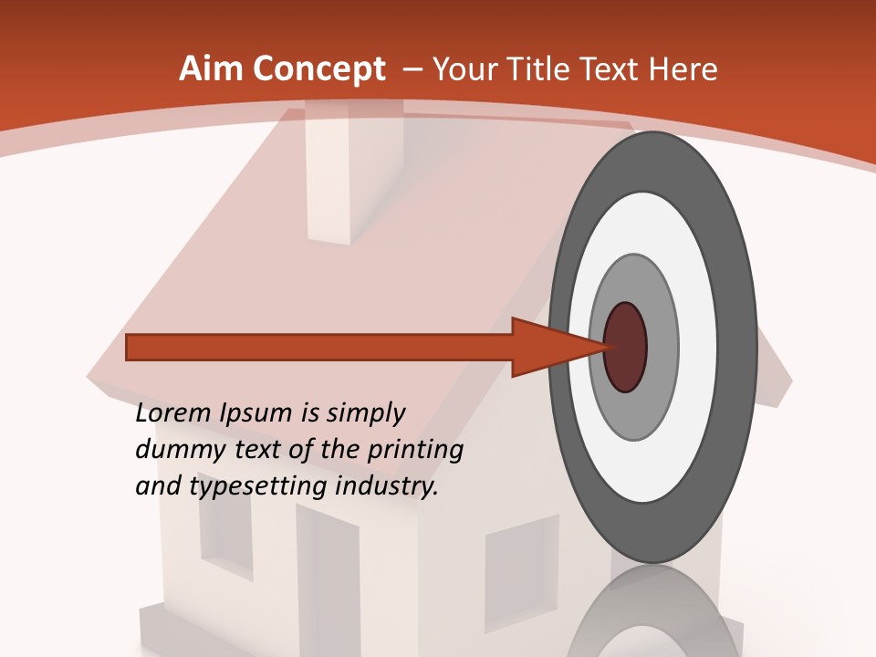 Estate Door Drawing PowerPoint Template