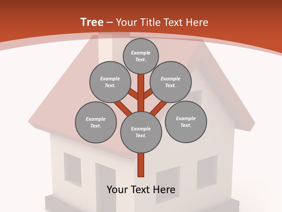 Estate Door Drawing PowerPoint Template