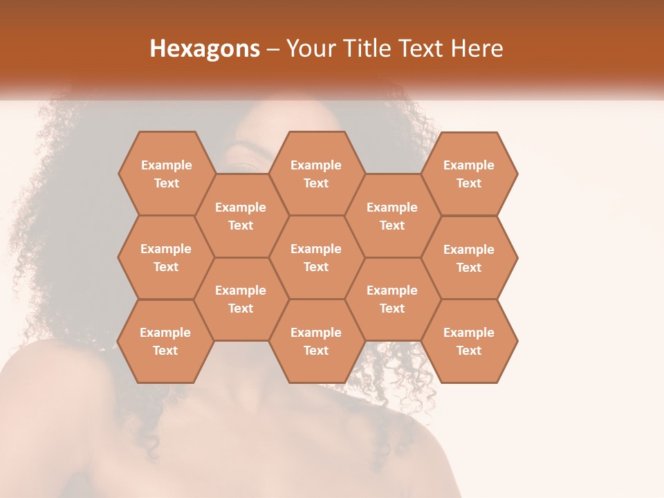 Girl Kinky Portrait PowerPoint Template