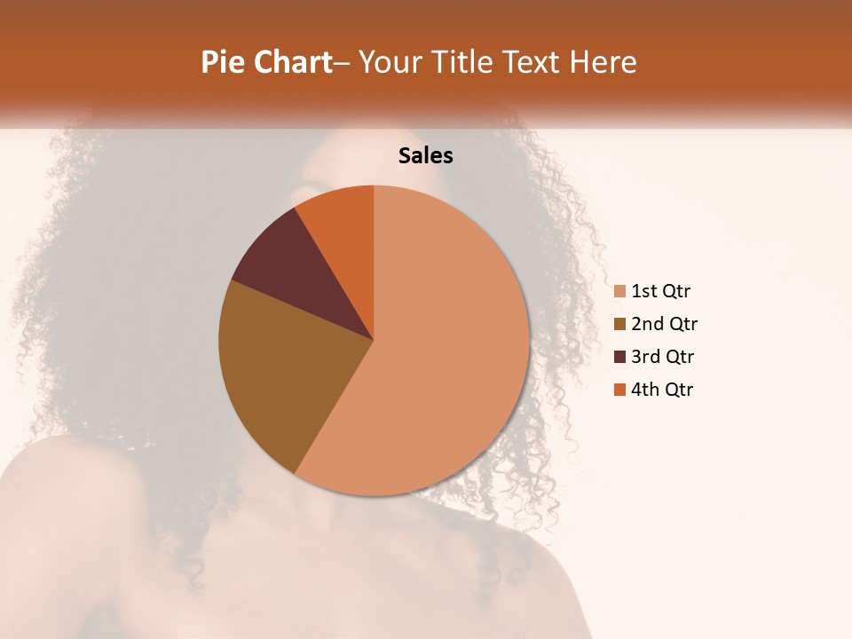 Girl Kinky Portrait PowerPoint Template