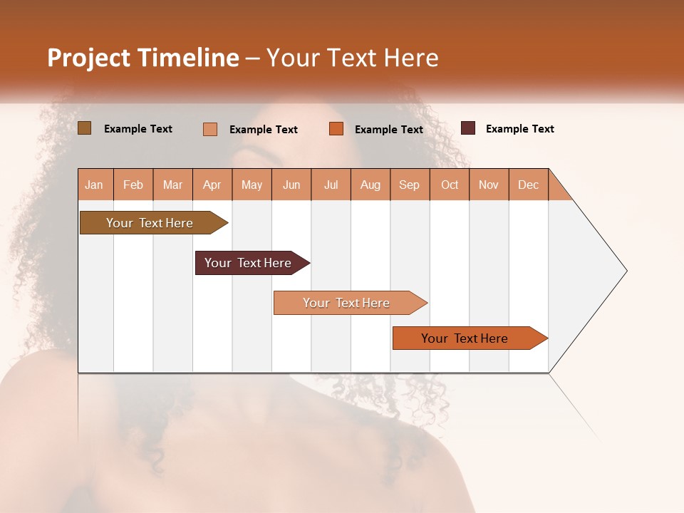 Girl Kinky Portrait PowerPoint Template