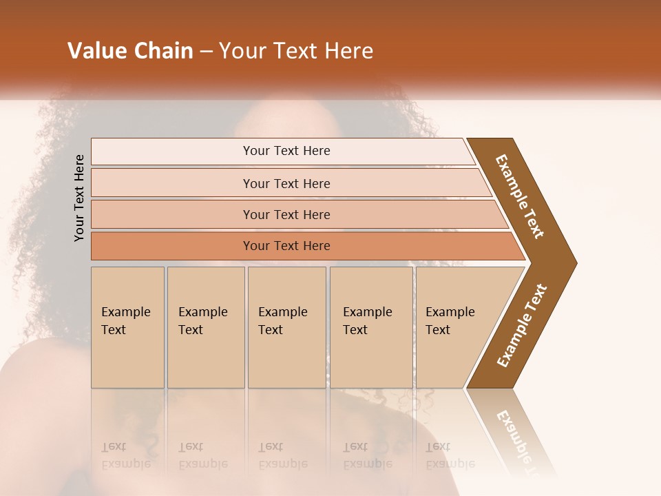 Girl Kinky Portrait PowerPoint Template