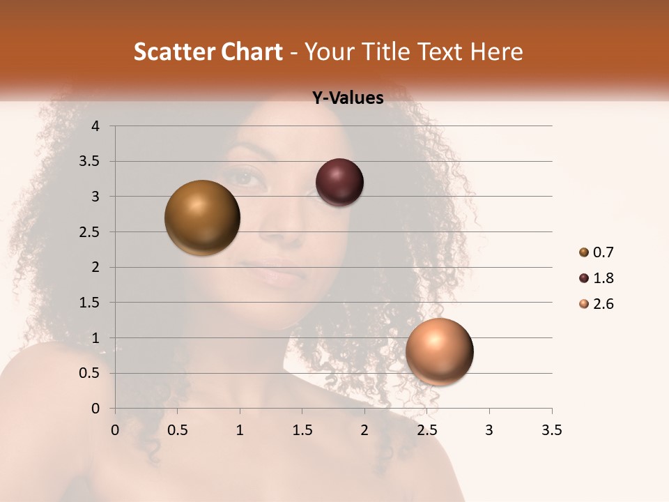 Girl Kinky Portrait PowerPoint Template