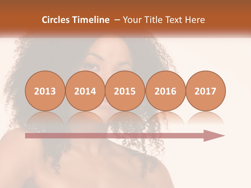 Girl Kinky Portrait PowerPoint Template