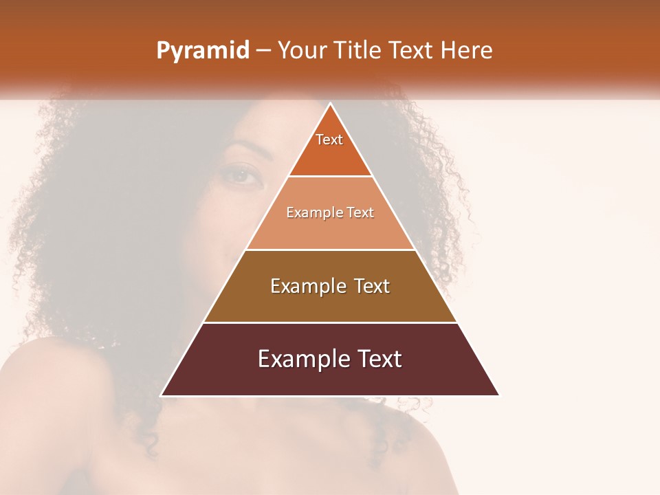 Girl Kinky Portrait PowerPoint Template