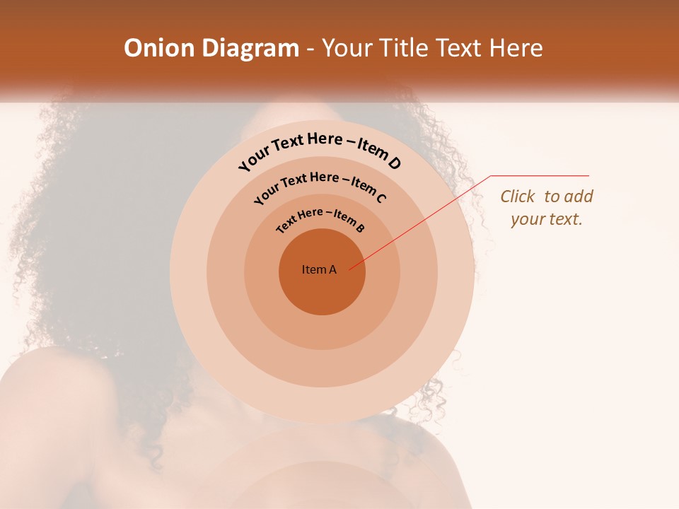 Girl Kinky Portrait PowerPoint Template