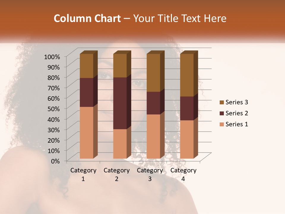 Girl Kinky Portrait PowerPoint Template