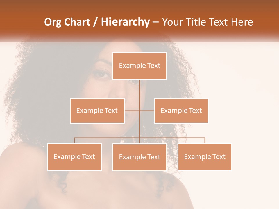 Girl Kinky Portrait PowerPoint Template