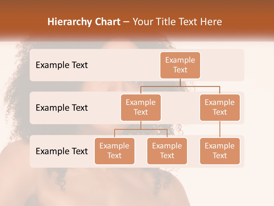 Girl Kinky Portrait PowerPoint Template