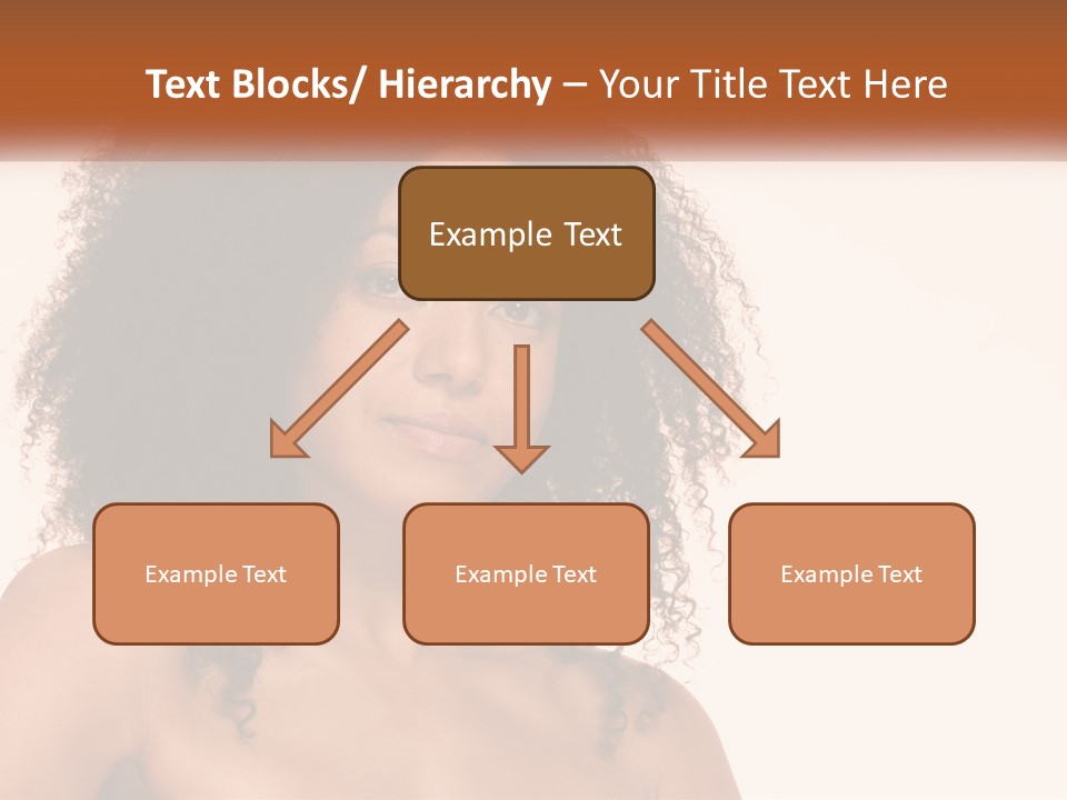 Girl Kinky Portrait PowerPoint Template