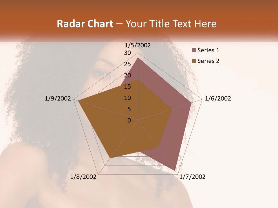 Girl Kinky Portrait PowerPoint Template