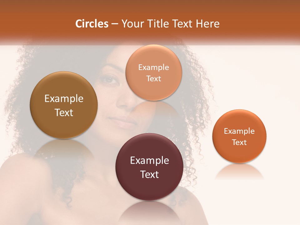 Girl Kinky Portrait PowerPoint Template