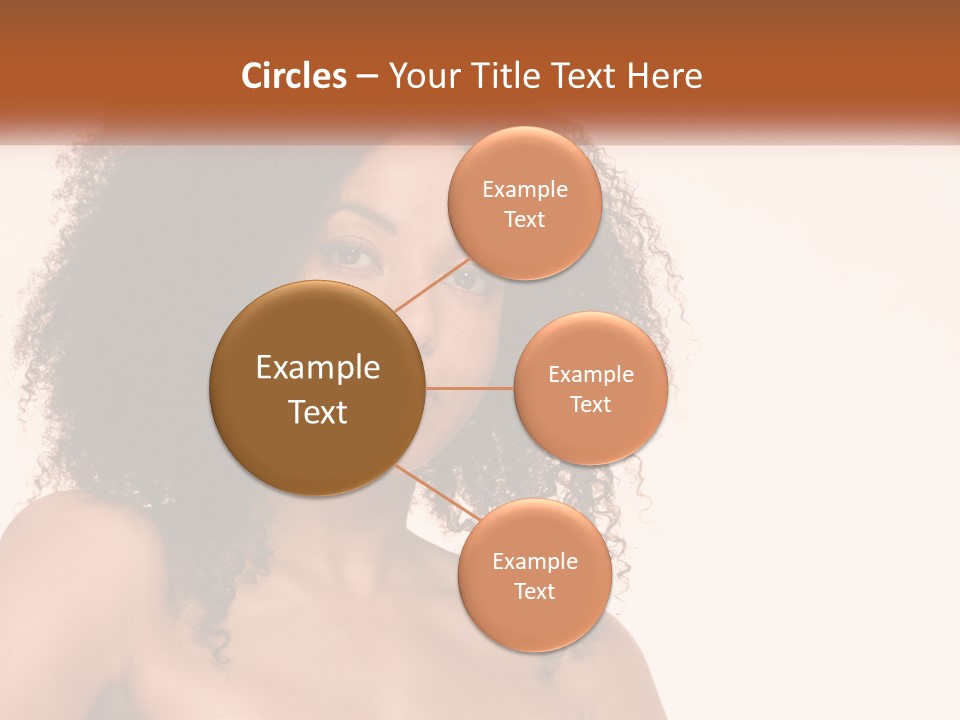 Girl Kinky Portrait PowerPoint Template