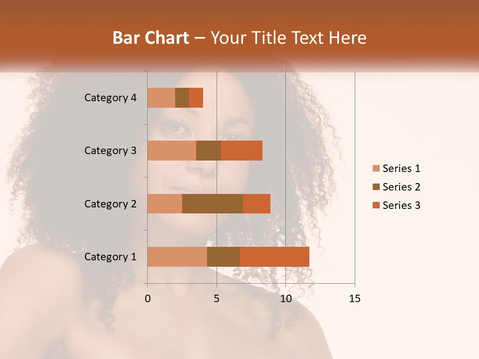 Girl Kinky Portrait PowerPoint Template