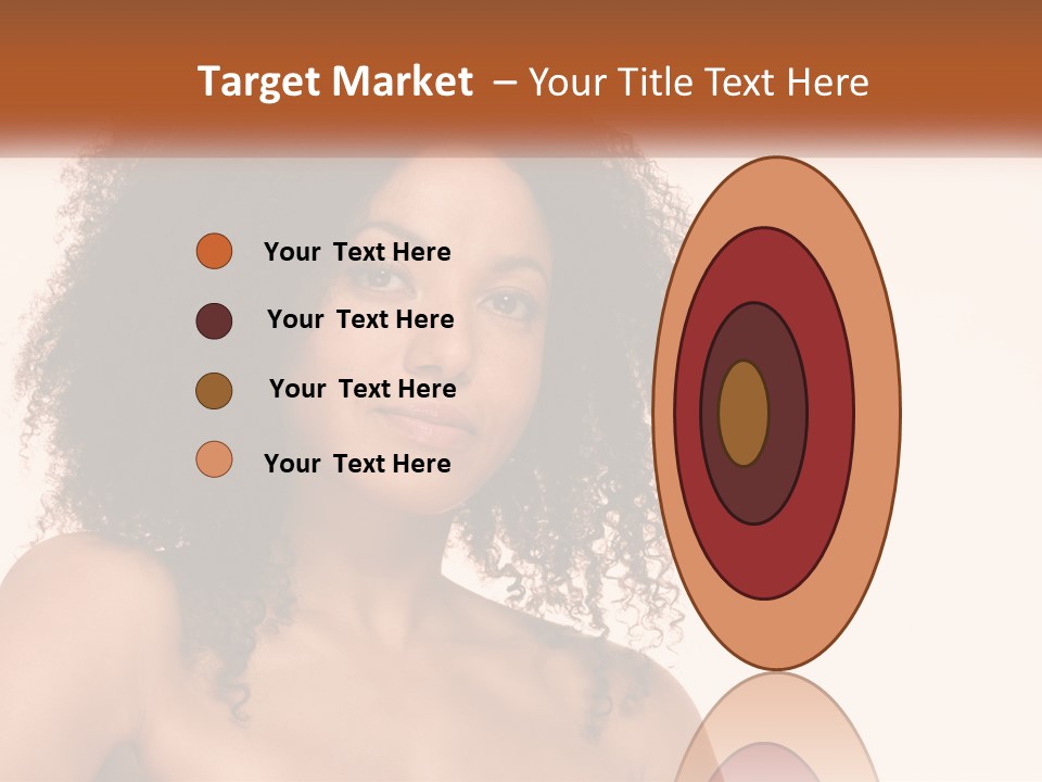 Girl Kinky Portrait PowerPoint Template