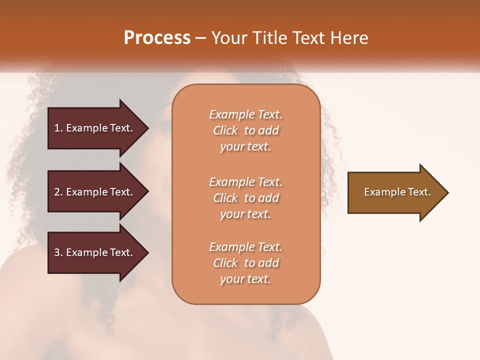 Girl Kinky Portrait PowerPoint Template