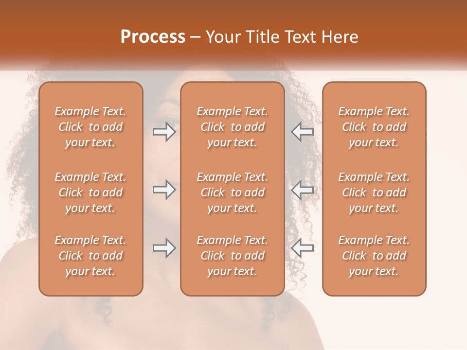 Girl Kinky Portrait PowerPoint Template