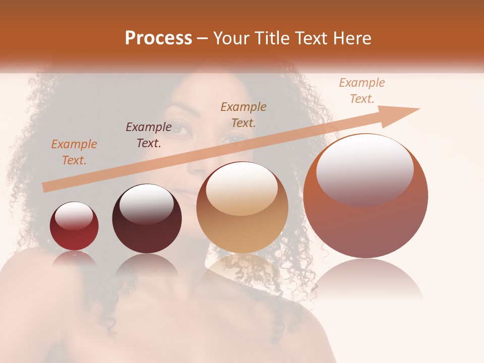 Girl Kinky Portrait PowerPoint Template