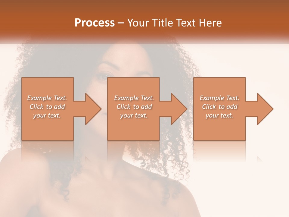 Girl Kinky Portrait PowerPoint Template