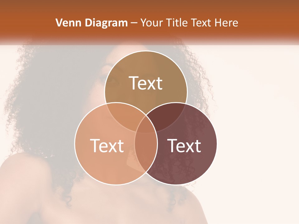 Girl Kinky Portrait PowerPoint Template