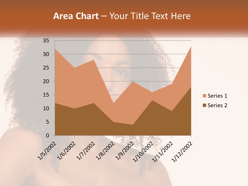 Girl Kinky Portrait PowerPoint Template