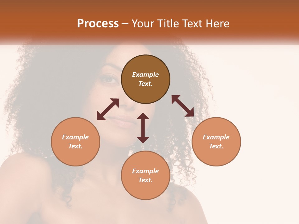 Girl Kinky Portrait PowerPoint Template