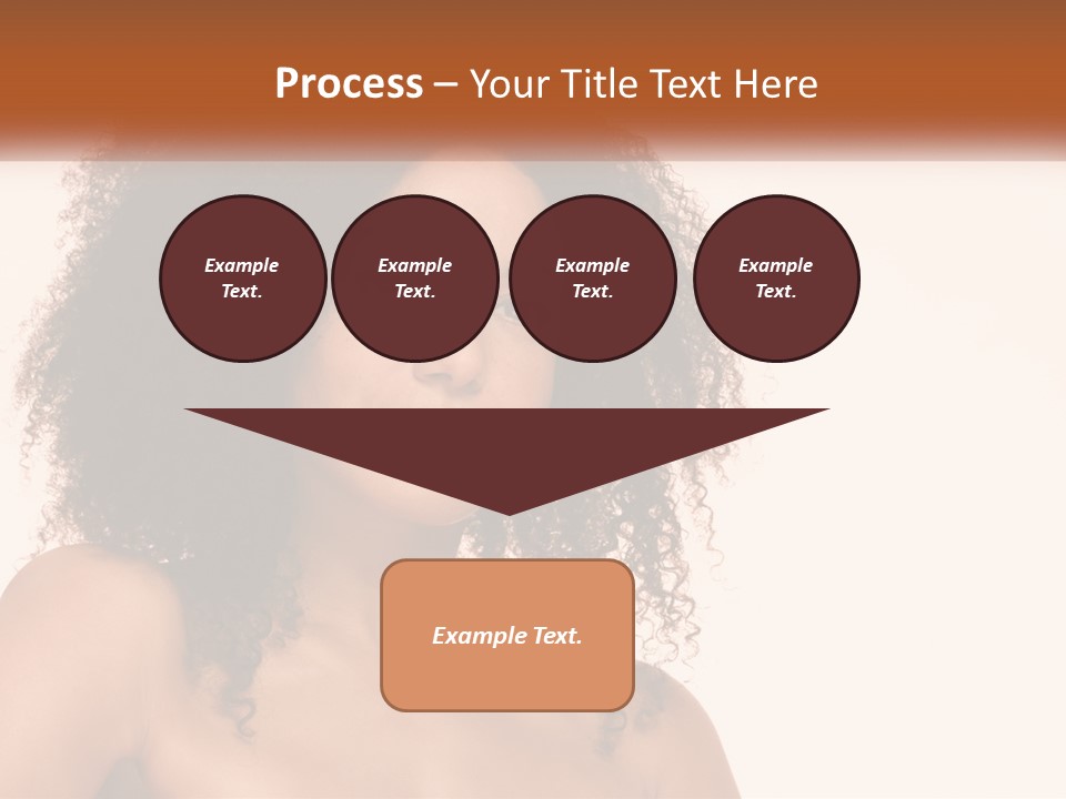 Girl Kinky Portrait PowerPoint Template