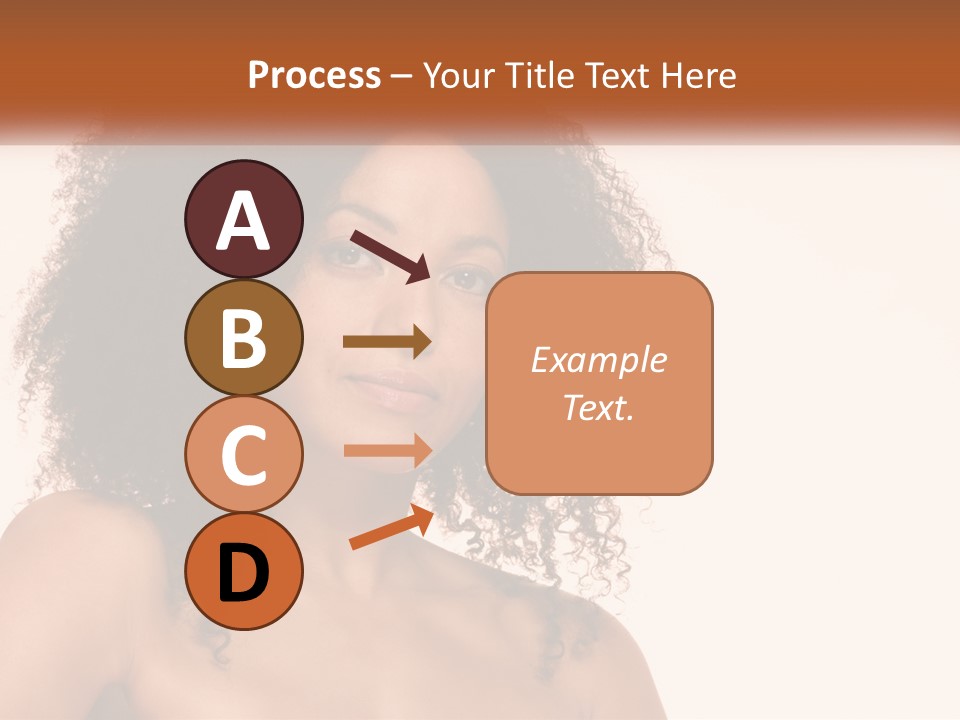 Girl Kinky Portrait PowerPoint Template