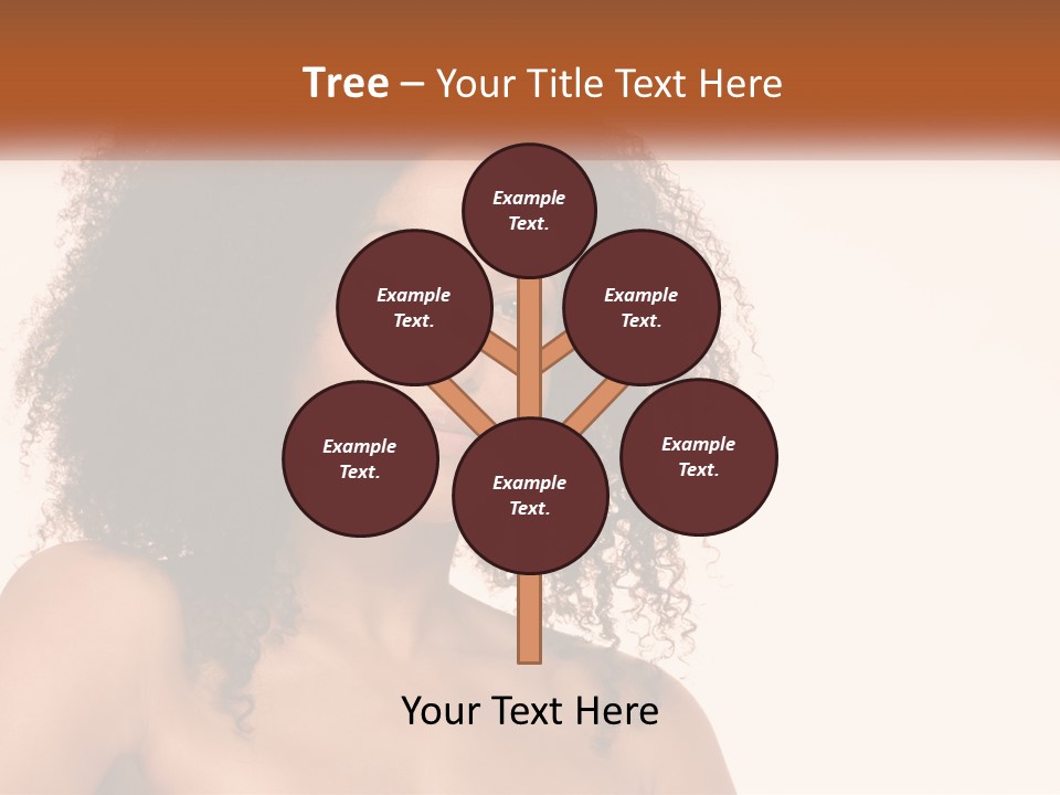 Girl Kinky Portrait PowerPoint Template