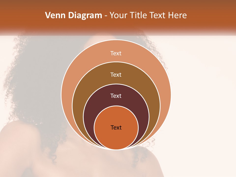 Girl Kinky Portrait PowerPoint Template