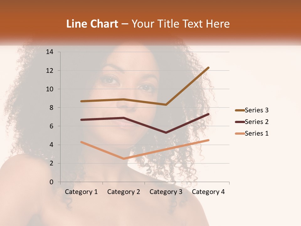 Girl Kinky Portrait PowerPoint Template