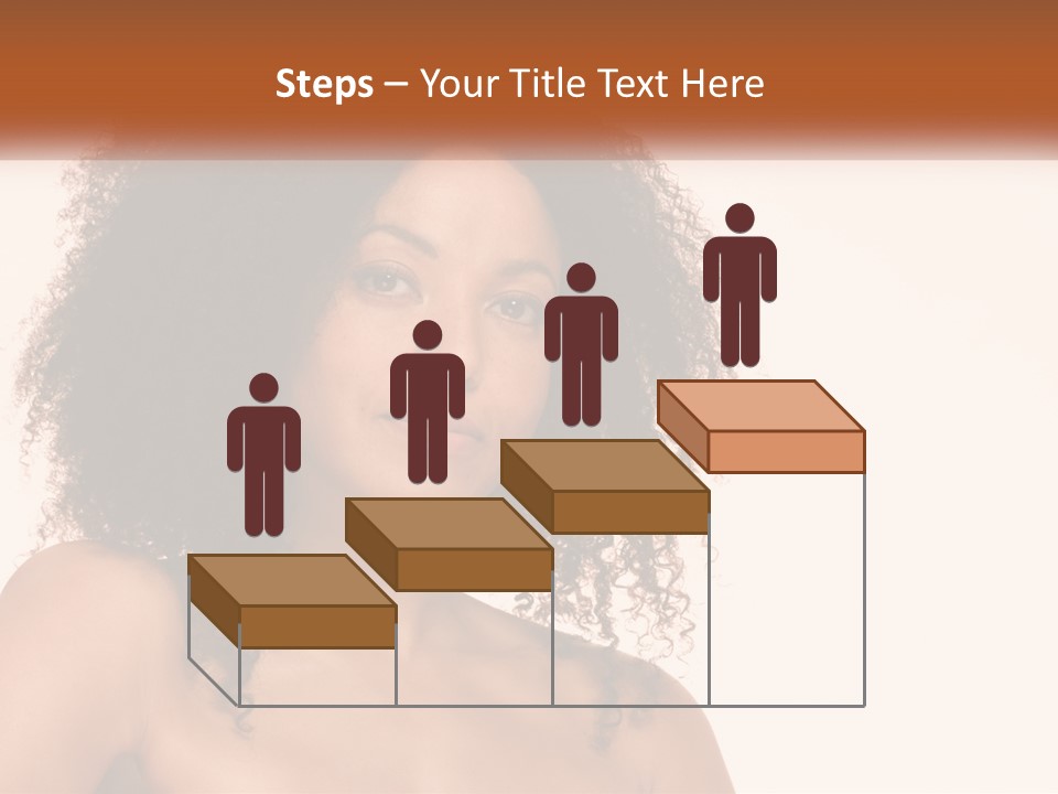 Girl Kinky Portrait PowerPoint Template