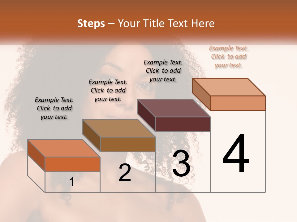 Girl Kinky Portrait PowerPoint Template