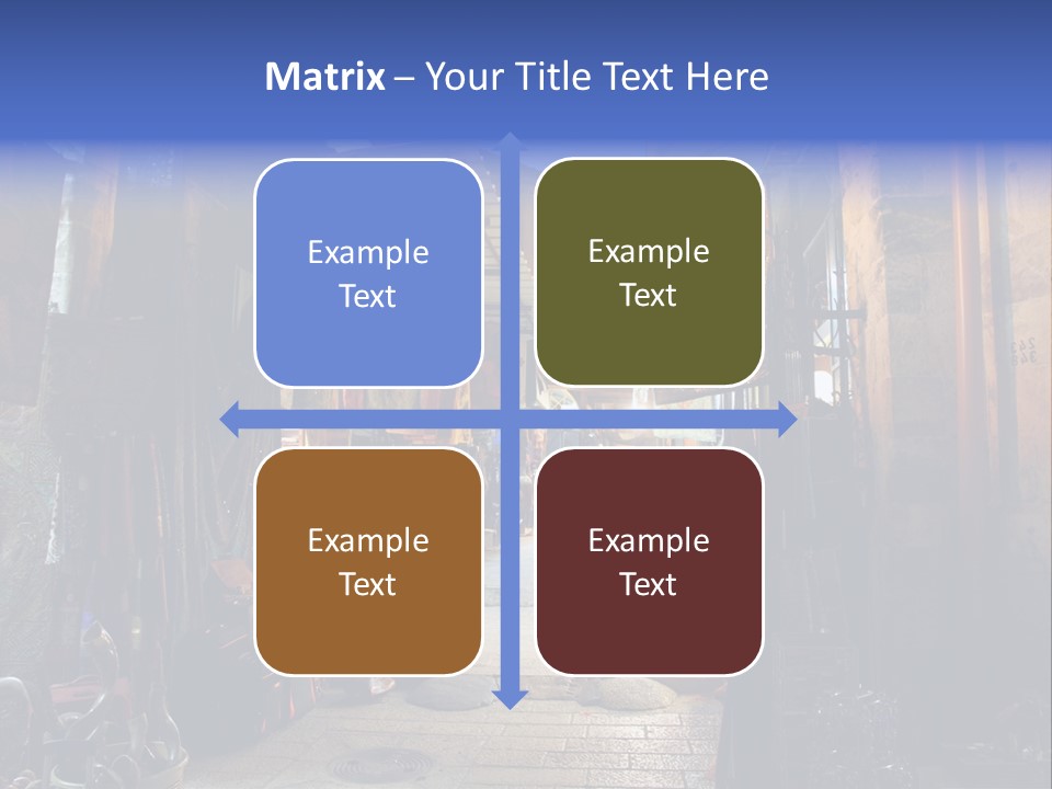 City Dress Bazaar PowerPoint Template