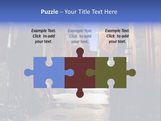 City Dress Bazaar PowerPoint Template