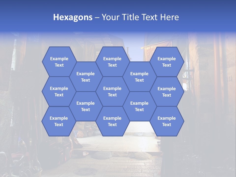 City Dress Bazaar PowerPoint Template