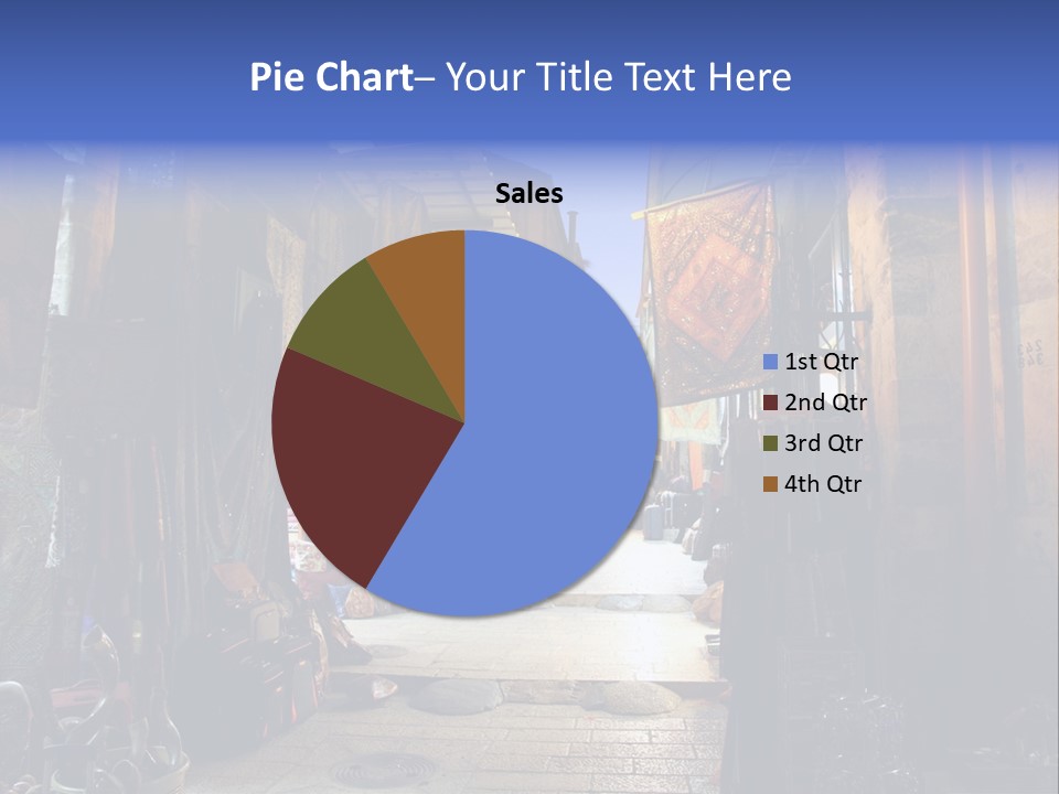 City Dress Bazaar PowerPoint Template