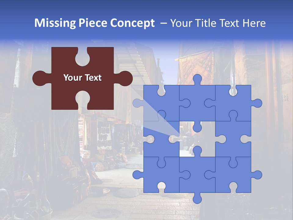 City Dress Bazaar PowerPoint Template