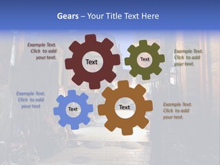 City Dress Bazaar PowerPoint Template