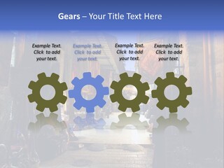 City Dress Bazaar PowerPoint Template