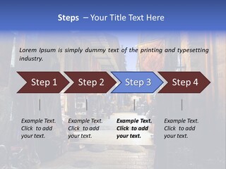 City Dress Bazaar PowerPoint Template