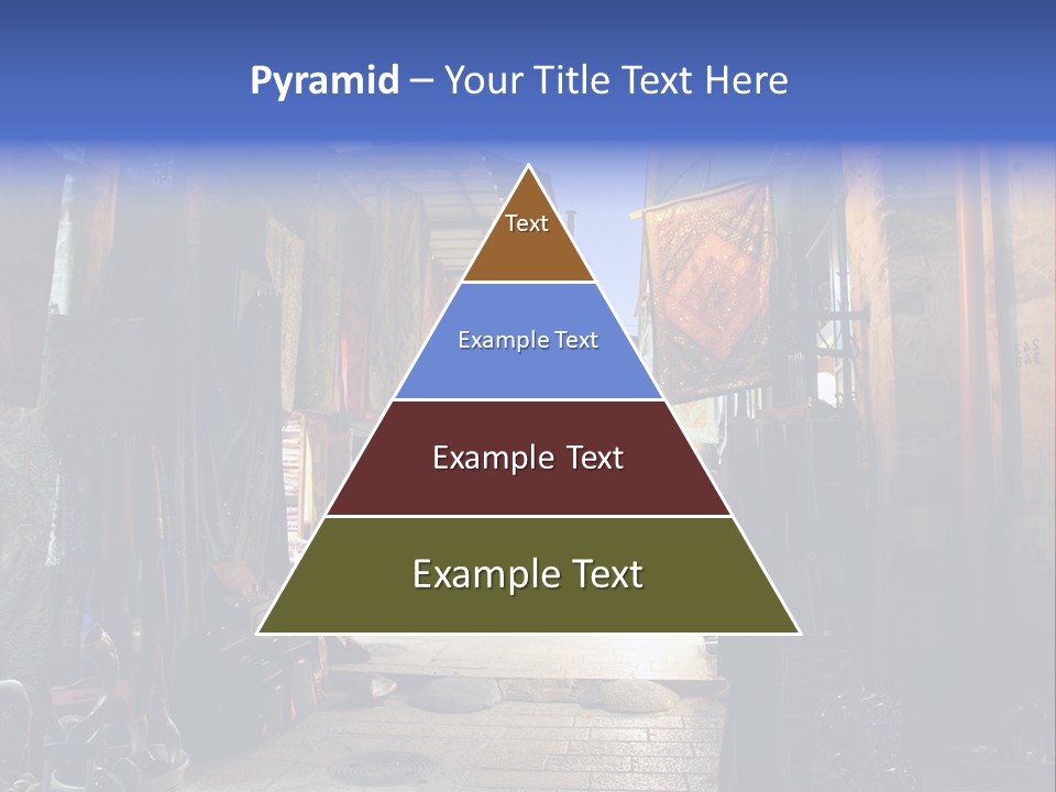 City Dress Bazaar PowerPoint Template