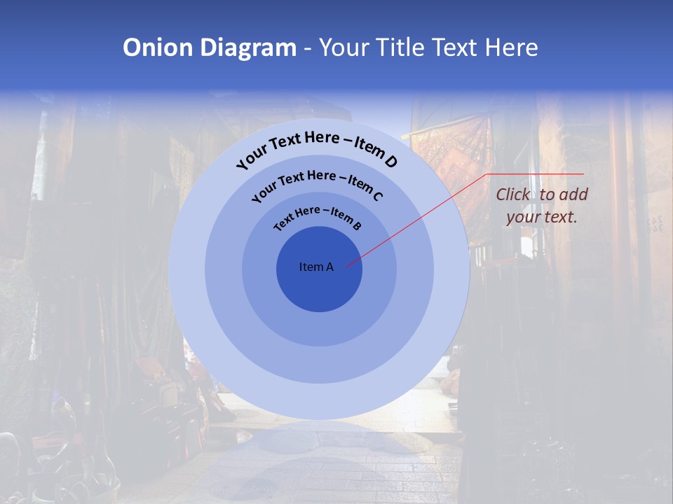 City Dress Bazaar PowerPoint Template