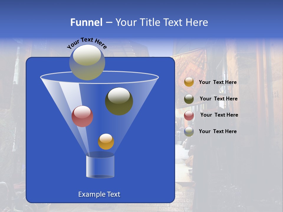 City Dress Bazaar PowerPoint Template