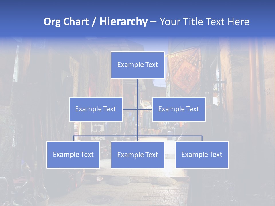 City Dress Bazaar PowerPoint Template